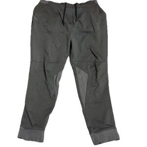 Hylete Mens Activewear Jogger Pants Drawstring Waist Pockets Size M Grey